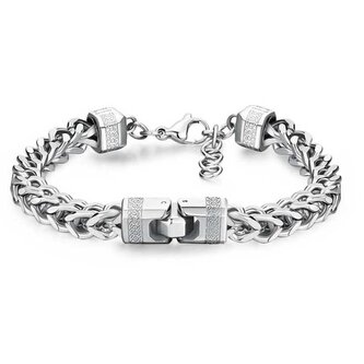 Výrazný ocelový náramek pro muže Knocker BKC21 Brosway