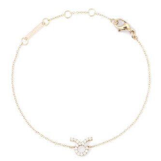 Pozlacený řetízkový náramek znamení Býk Crystal Zodiac DW00400908 Daniel Wellington