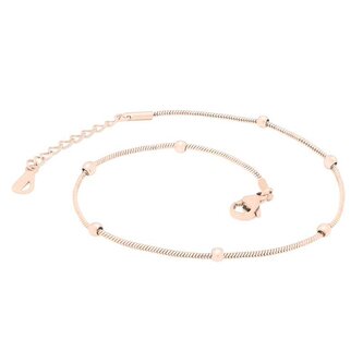 Bronzový kuličkový řetízek na nohu Hádek Troli