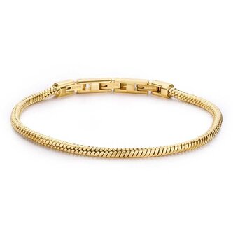 Minimalistický pozlacený náramek pro muže Riptide BTD026 Brosway