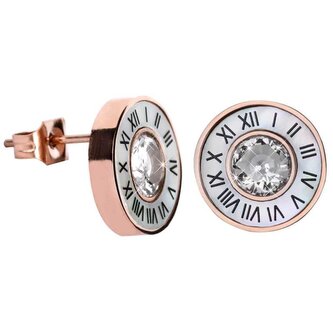 Bronzové náušnice pecky s římskými číslicemi II. Troli