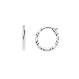 Nadčasové ocelové náušnice kruhy JOF00001040 Fossil