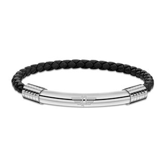 Moderní kožený náramek Gear PEAGB2211502 Police / Délka: 21 cm