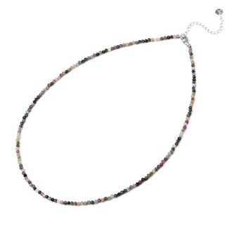 Minerální náhrdelník s barevnými korálky turmalínu POL-N09/47L Agato