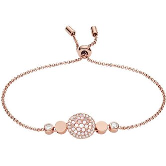 Něžný náramek v bronzové barvě JF02905791 Fossil