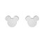 Minimalistické ocelové náušnice Mickey Mouse E600179L-B.CS Disney