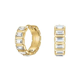 Oslnivé pozlacené náušnice s krystaly Iconic JEOHG-J1130 Rosefield