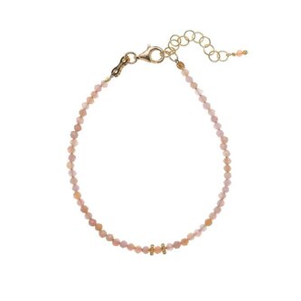 Pozlacený náramek s korálky růžového opálu AL1631-Oro-OpaleRosa Alisia
