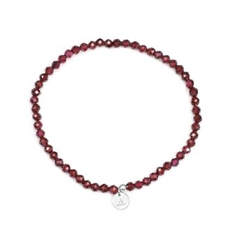 Slušivý korálkový náramek z granátu POL-B11/17G Agato