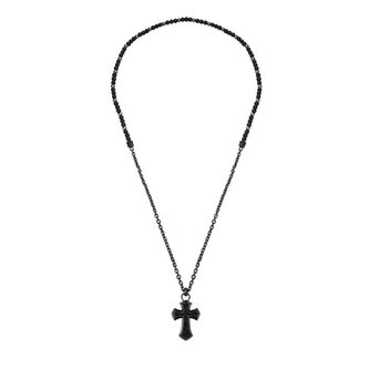 Černý ocelový náhrdelník Křížek Extreme Rebel PEAGN0004906 Police