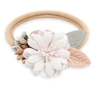 Slušivá gumička do vlasů ve tvaru květin Troli