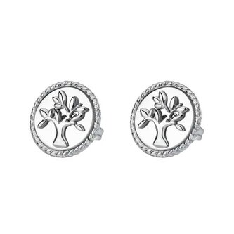 Nadčasové ocelové náušnice Strom života Chakra BHKE144 Brosway