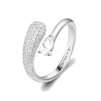 Stříbrný otevřený prsten Infinite White Fancy FIW129 Brosway / Obvod: 56 mm - 56 mm