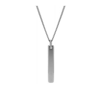 Moderní ocelový náhrdelník Vintage Casual JF03988040 Fossil