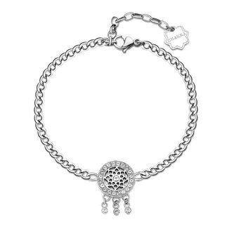 Ocelový náramek Lapač snů Chakra BHKB145 Brosway