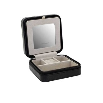 Stylová černá cestovní šperkovnice Milano 20143-2 Friedrich Lederwaren