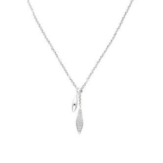 Ocelový flexibilní náhrdelník s krystaly Pavé JNPLS-J1234 Rosefield