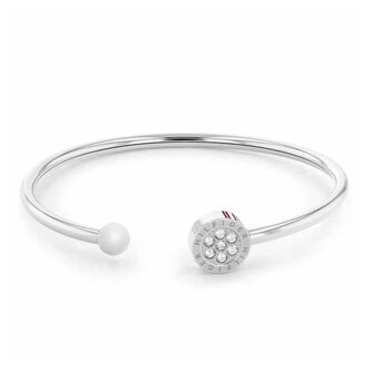 Pevný ocelový náramek s krystaly 2780570 Tommy Hilfiger