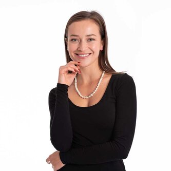 Elegantní perlový náhrdelník Troli