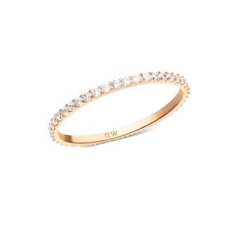 Třpytivý bronzový prsten s kubickými zirkony Mirelle DW0040157 Daniel Wellington / Obvod: 56 mm - 56 mm