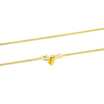 Jemný pozlacený řetízek ze stříbra Pancer Gold Beneto Exclusive / Délka: 50 cm