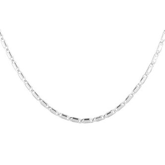 Bižuterní řetízek s plochými očky 52020 Evolution Group