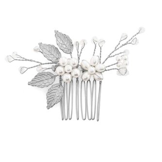 Půvabný hřebínek do vlasů s perlami Troli