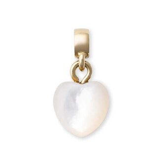 Romantický pozlacený přívěsek s perletí Mother of Pearl DW00401479 Daniel Wellington