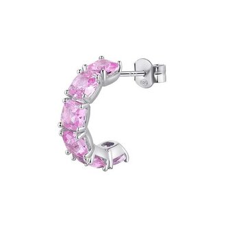 Okouzlující single náušnice Fancy Vibrant Pink FVP10 Brosway