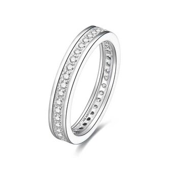 Stříbrný prsten se zirkony AGG26 Beneto / Obvod: 56 mm - 56 mm