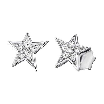 Stříbrné náušnice Hvězda se zirkony ERE-LILSTAR-ZI Engelsrufer