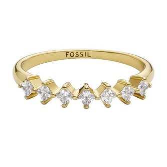 Elegantní pozlacený prsten Hazel JOA00814710 Fossil / Obvod: 57 mm - 57 mm