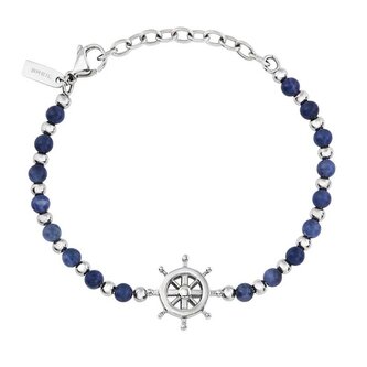 Slušivý korálkový náramek s kormidlem Soundwave TJ3587 Breil