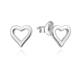 Jemné stříbrné náušnice Srdíčka AGUP3460 Agato
