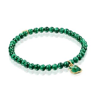 Korálkový náramek s malachitem Icon Color 1003388100 Tous