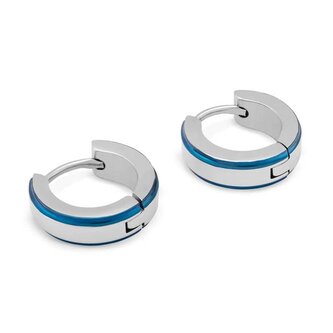 Ocelové kruhové náušnice KS-147 Troli