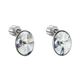 Stříbrné náušnice s krystaly Swarovski 31274.5 Blue Shadow Evolution Group