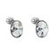 Stříbrné náušnice s krystaly Swarovski 31274.5 Blue Shadow Evolution Group