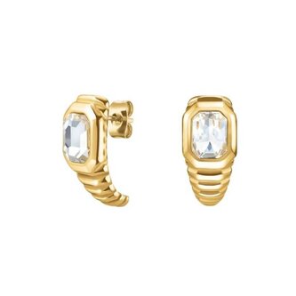 Úchvatné pozlacené půlkruhové náušnice Iconic JEORG-J1129 Rosefield