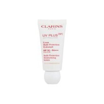 Víceúčelová ochranná emulze SPF 50 UV Plus Anti-pollution (Multi Protection Moisturizing Screen) Clarins / Odstín: Rose - 30 ml