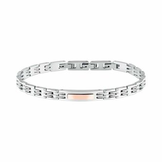 Nadčasový bicolor náramek z oceli T-Steel TJAXV34 Trussardi