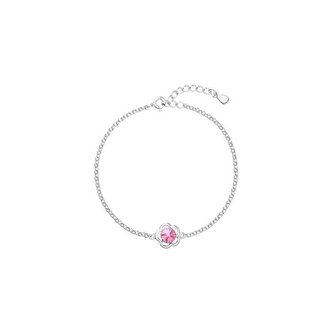 Stříbrný náramek s krystalem Swarovski 33117.3 Rose Evolution Group