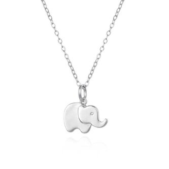 Stříbrný náhrdelník Slon pro štěstí AGS1553/40D Agato
