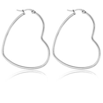 Romantické ocelové náušnice Srdíčka Troli