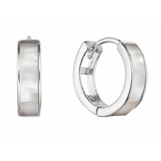 Půvabné kruhové náušnice s perletí 11428.1 Evolution Group