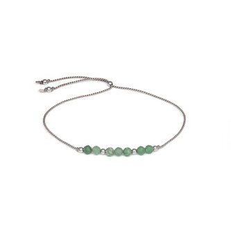 Šňůrkový náramek s avanturínem HE29R3S-GY Agato