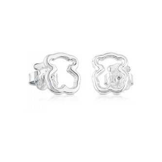 Medvídkové stříbrné náušnice New Carrusel 316983500 Tous