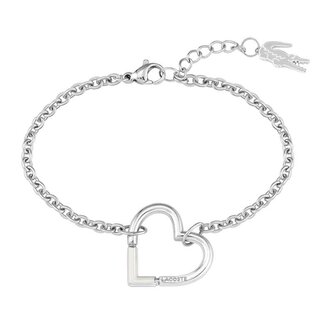 Romantický ocelový náramek Srdíčko Ines 2040326 Lacoste