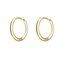 Minimalistické pozlacené náušnice kruhy Essentials JESHG-J581 Rosefield