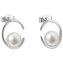 Stříbrné náušnice pecky s pravými perlami Pavona 21021.1 Evolution Group
